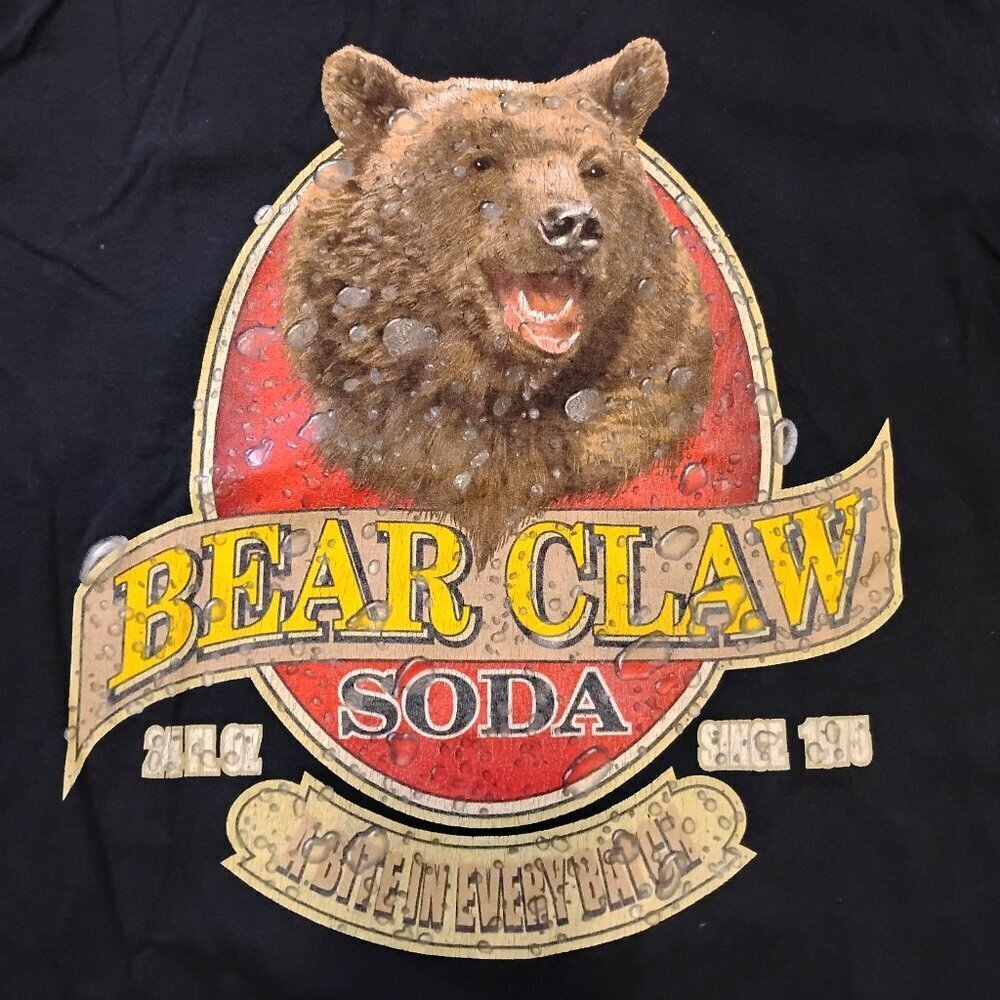 Vintage Bear Claw Soda Logo T-Shirt